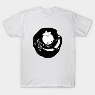 Whale and The Moon T-Shirt